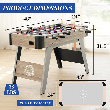 Shop Giant Engineered Wood Foosball Table | 48" - Goodlifebean Plushies | Stuffed Animals