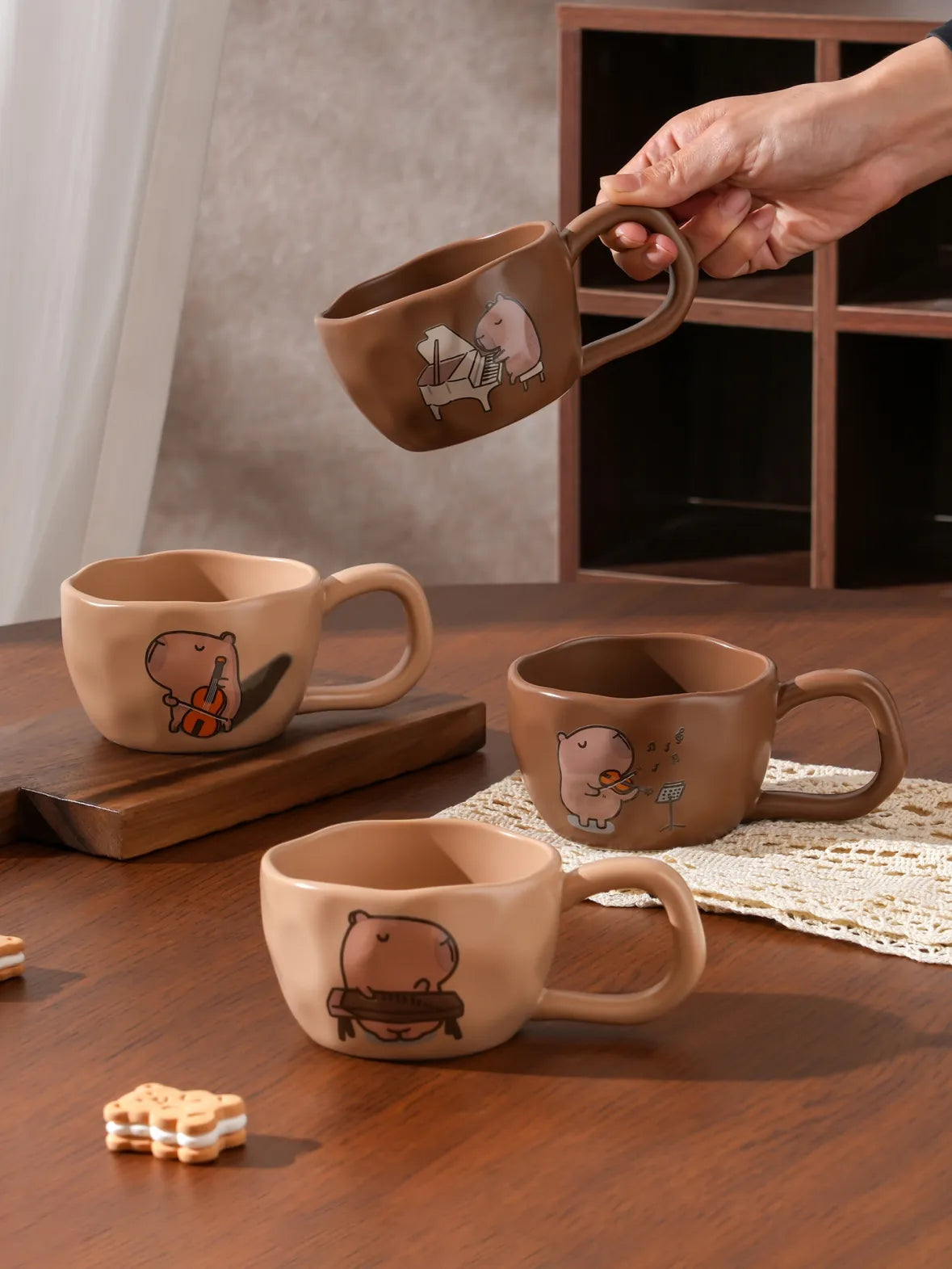 CapyBean: Kawaii Capybara Coffee Cup