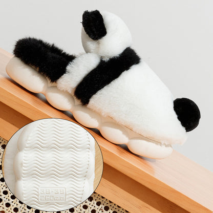 Shop Cute Panda Plush Indoor Warm Slippers - Shoes Goodlifebean Plushies | Stuffed Animals