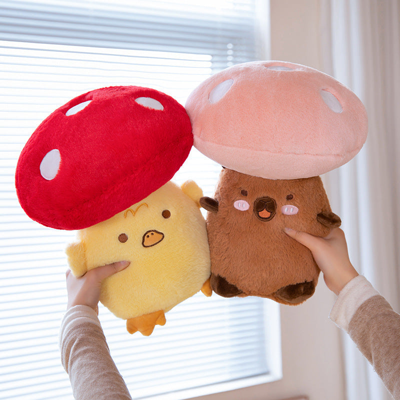 Shop Kinoberry: Kawaii Funny Mushroom Plushie - Goodlifebean Plushie | Stuffed Animal