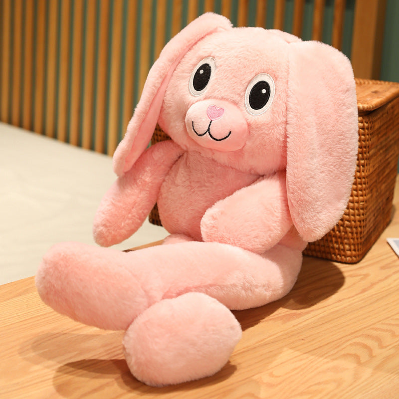 Shop Kawaii Pink Floppy Eared Stuffed Bunny Plushie - Goodlifebean Black Friday Sale | Plushies | Giant Teddy Bear