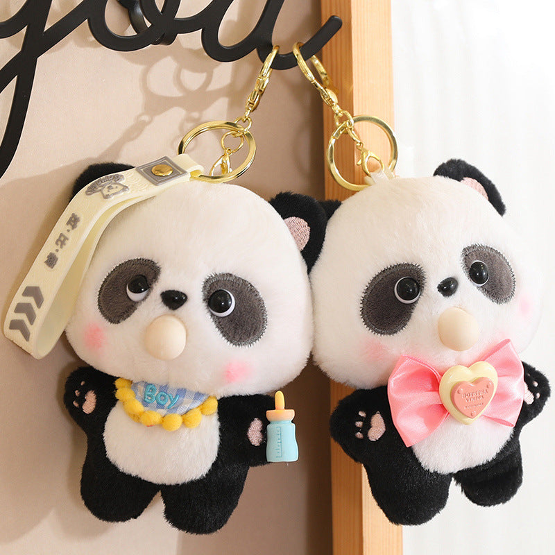 Shop Bloop Bean™ – Kawaii Panda Plush Bag Keychain | Cute Panda Keychain – Lil Beans Collection - Goodlifebean Plushie | Stuffed Animal