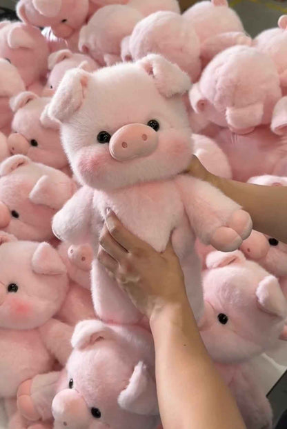 Piggy & Teddy Running Plushie Duo