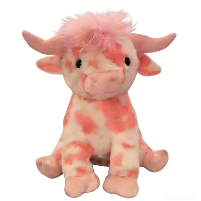 Romantic Chubby Highland Cow Plushie