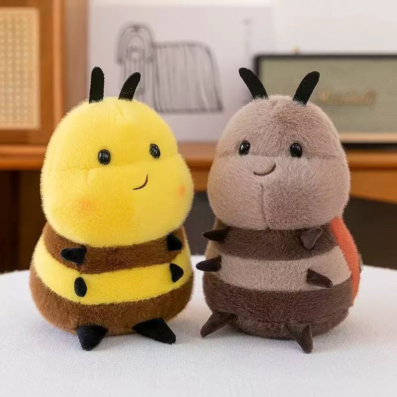 Bee & Ladybug Running Plushie Duo