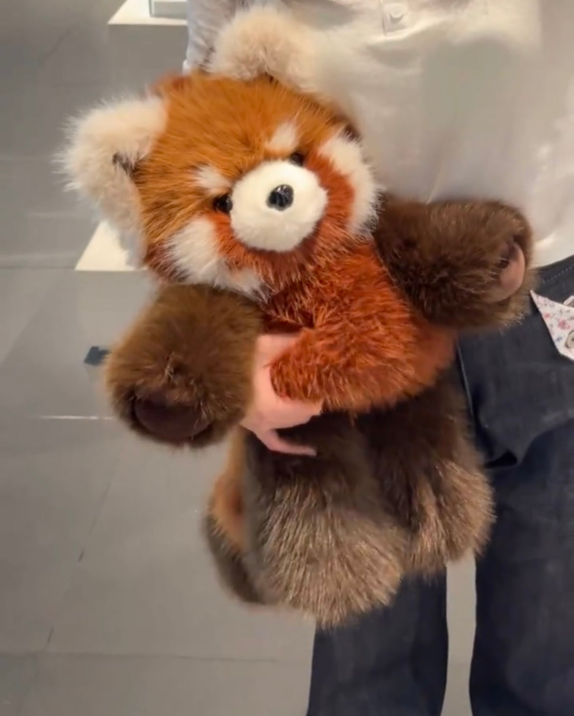 Peluche Rusty le panda roux | Rare animal en peluche panda roux