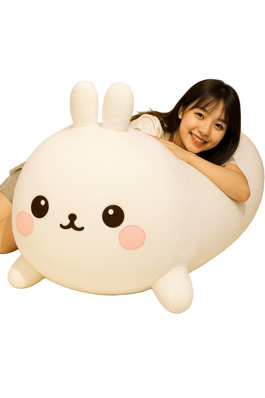 Chonky Stuffed Bunny Plush