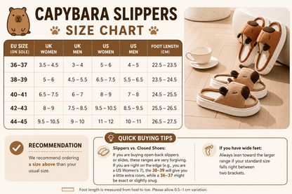 CapyPaws™ | Plush Capybara Slippers for Adults Who Refuse to Be Boring