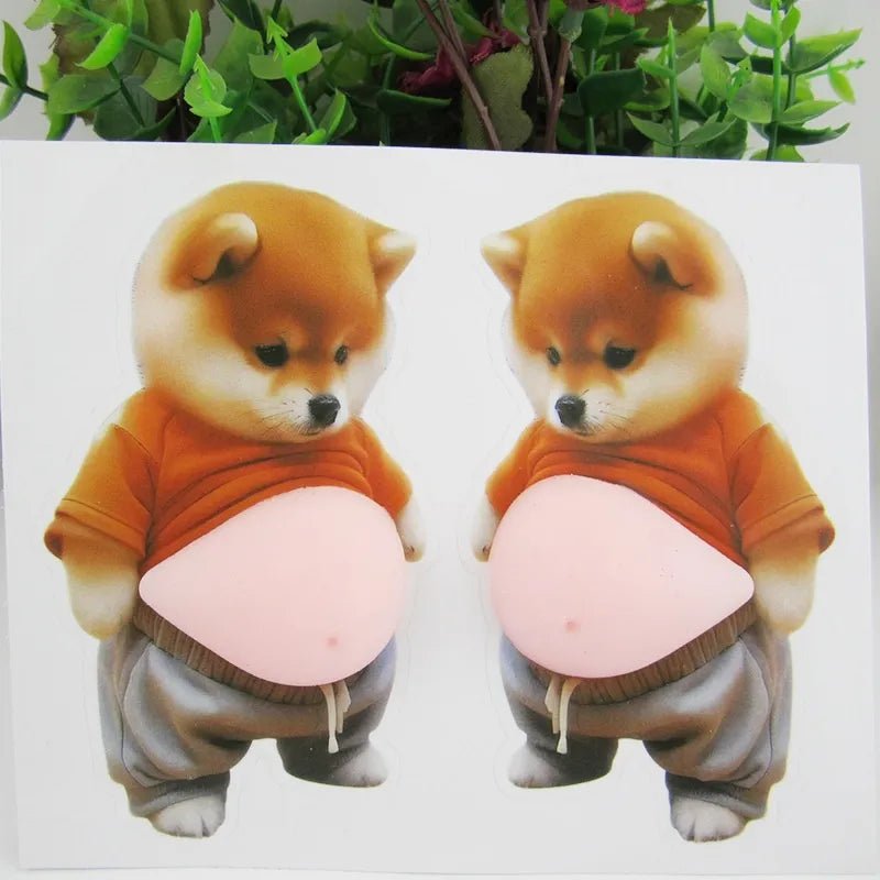 Stress - Relief Corgi Stickers | Pack of 2 - Goodlifebean product_type
