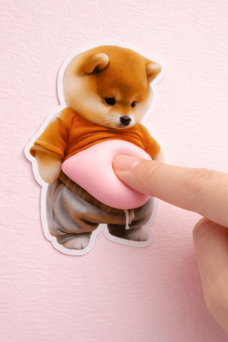 Stress - Relief Corgi Stickers | Pack of 2 - Goodlifebean product_type