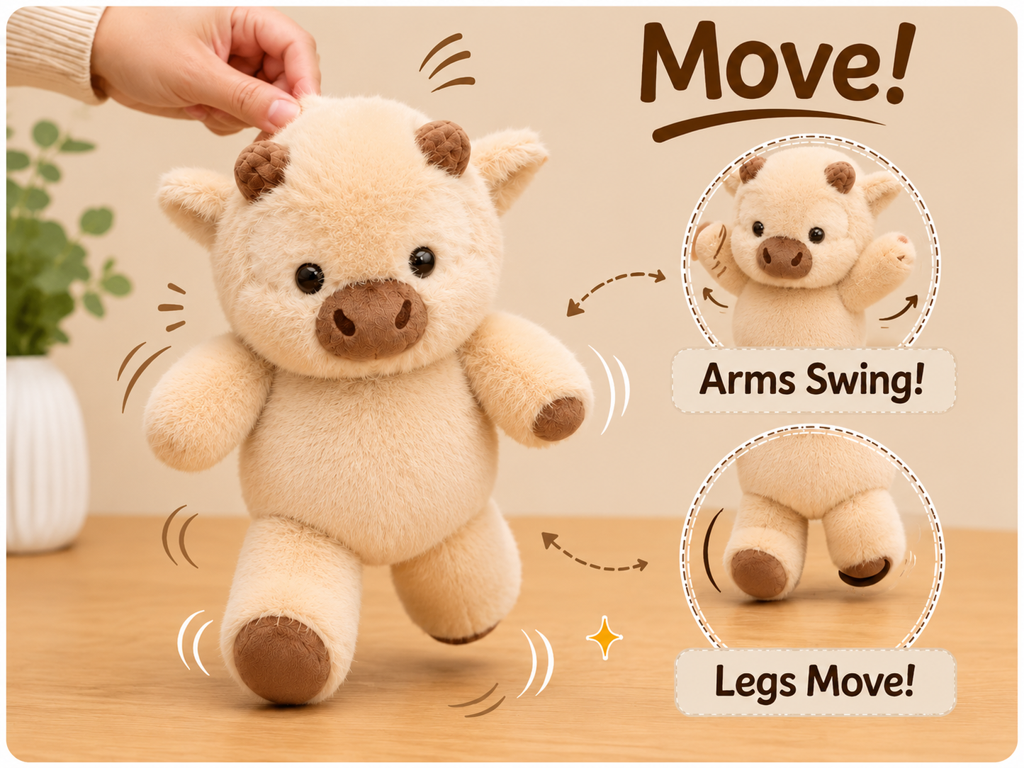 Chubby Highland Cow Plushie