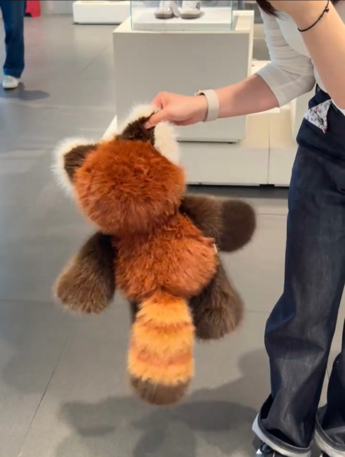 Peluche Rusty le panda roux | Rare animal en peluche panda roux