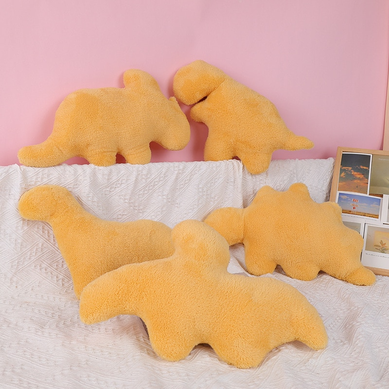 Shop Dino Chicken Nugget Plushie - plush Goodlifebean Plushies | Stuffed Animals