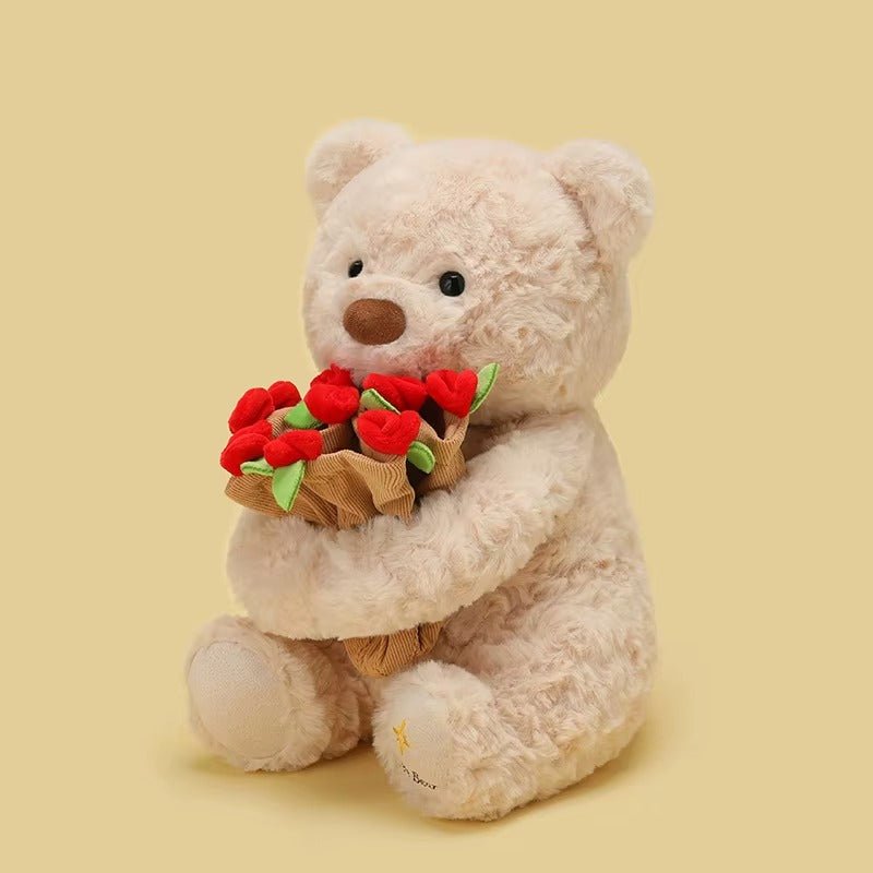 Florian – Adorable Kawaii Rose Teddy Bear for Her | Best Long - Distance Gift - Goodlifebean product_type