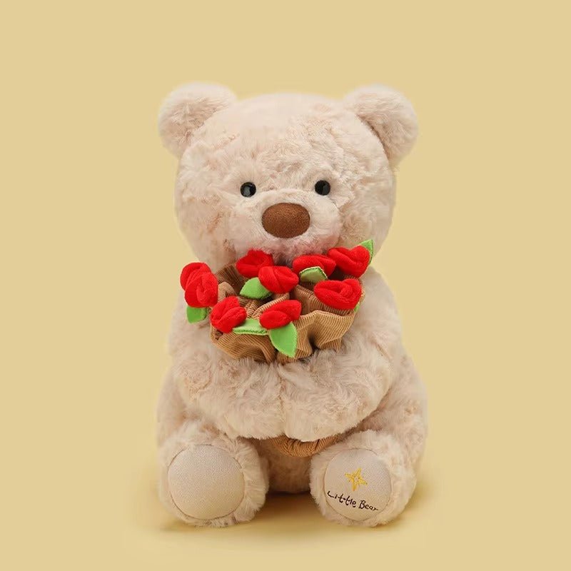 Florian – Adorable Kawaii Rose Teddy Bear for Her | Best Long - Distance Gift - Goodlifebean product_type