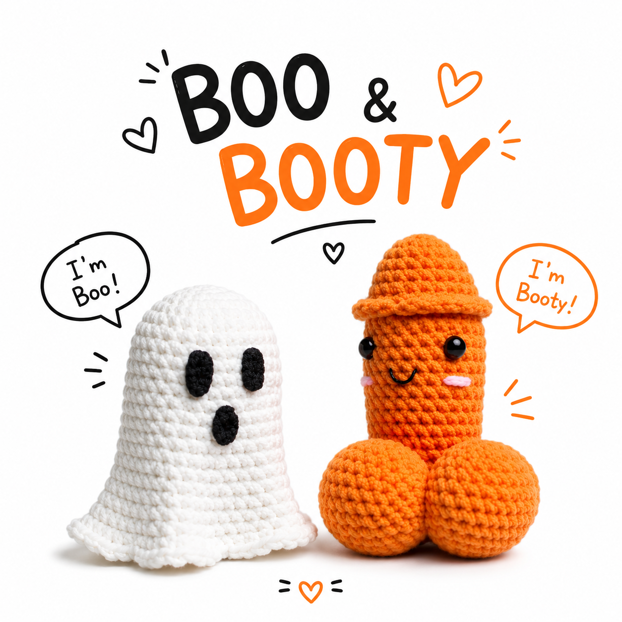 Boo & The Booty | Halloween Plushies