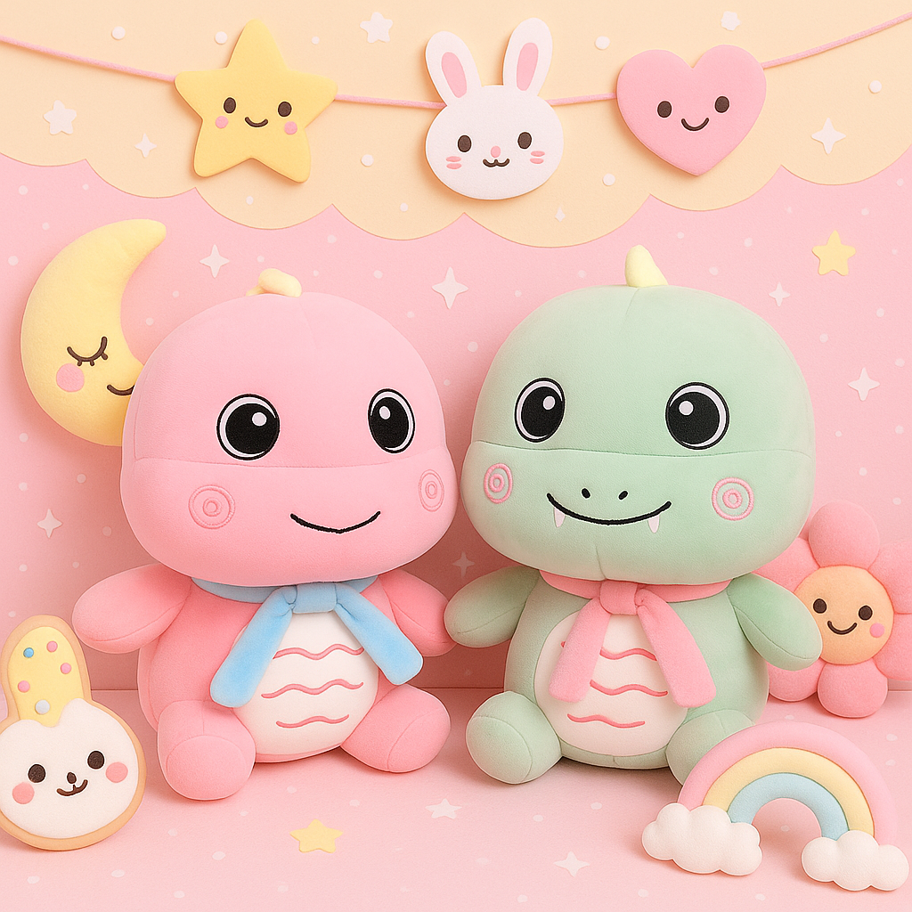 Shop Kawaii Chubby Dino Plushie - Goodlifebean Plushies | Stuffed Animals