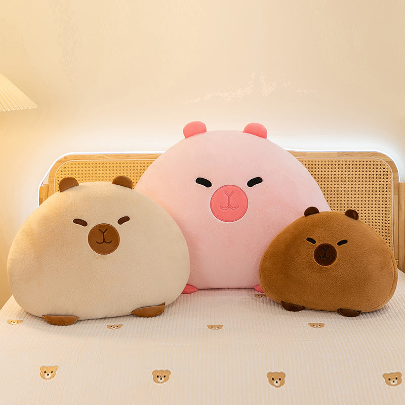 Chonky Kawaii Capybara Plushie | Stuffed Capybara Plush