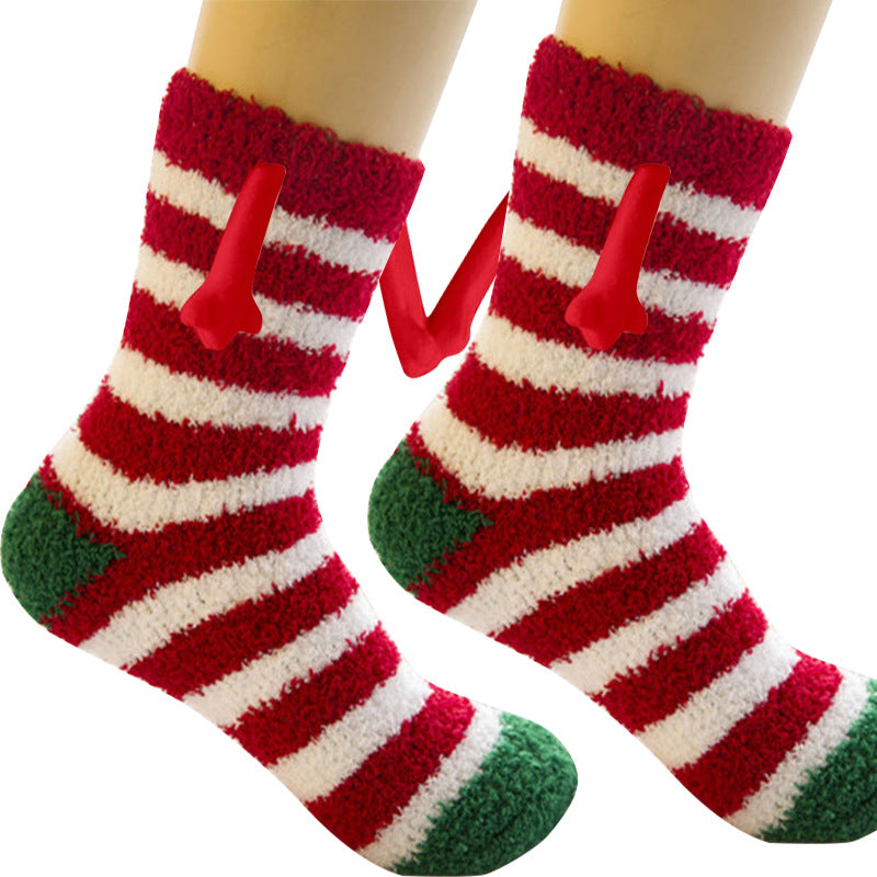 Shop Hand-In-Hand Mangetic Christmas Socks - Goodlifebean Plushies | Stuffed Animals