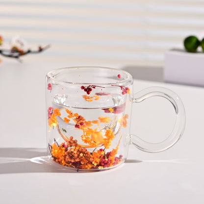 Dried Leaves Aesthetic Mug