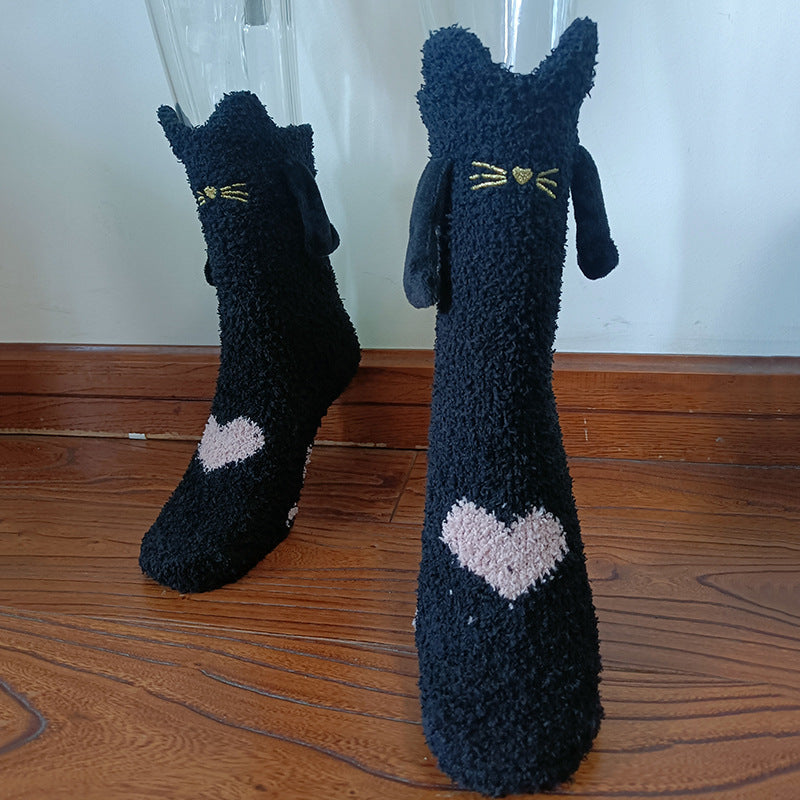 Shop Hand-In-Hand Mangetic Christmas Socks - Goodlifebean Plushies | Stuffed Animals