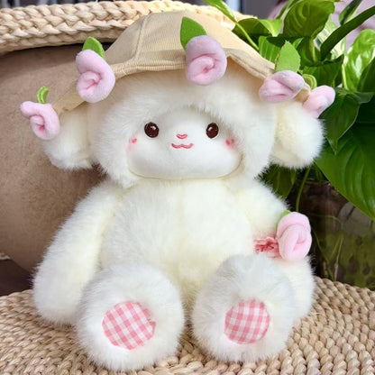 Shop Kawaii Pastel Petal Lamb | Cute Emotional Support Lamb Plushie - Goodlifebean Plushie | Stuffed Animal