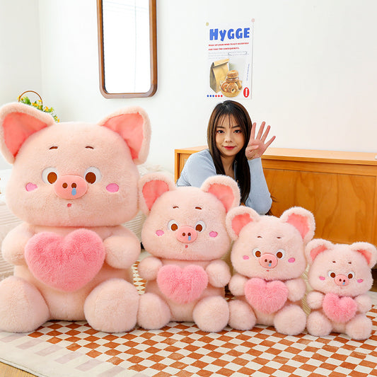 Squiggle: Giant Lovely Stuffed Pig Plushie