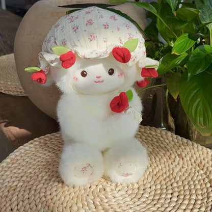 Shop Kawaii Pastel Petal Lamb | Cute Emotional Support Lamb Plushie - Goodlifebean Plushie | Stuffed Animal