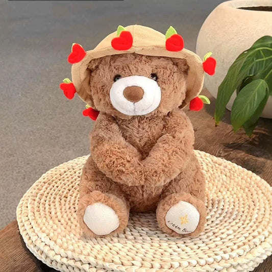 Shop Florian – Adorable Kawaii Rose Teddy Bear for Her | Best Long-Distance Gift - Goodlifebean Plushie | Stuffed Animal