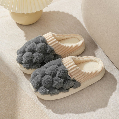 Shop Honeycomb: Fluffy Plush Slippers | Warm Indoor Slippers - Shoes Goodlifebean Plushies | Stuffed Animals