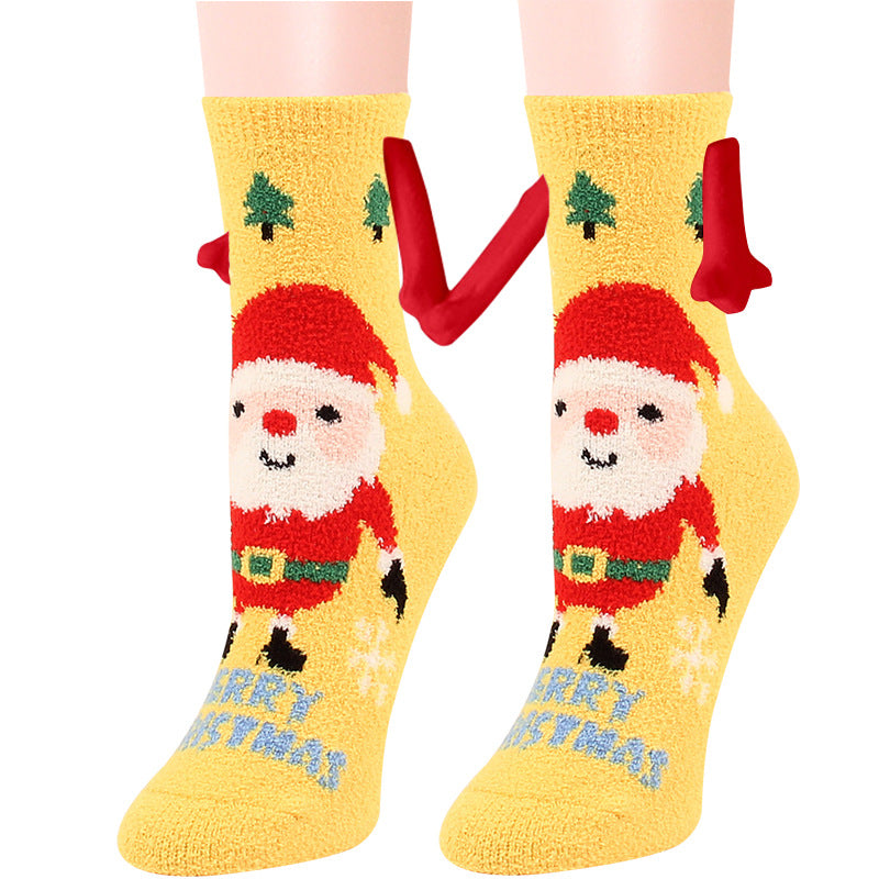 Shop Hand-In-Hand Mangetic Christmas Socks - Goodlifebean Plushies | Stuffed Animals