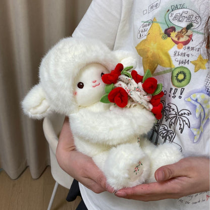 Shop Kawaii Pastel Petal Lamb | Cute Emotional Support Lamb Plushie - Goodlifebean Plushie | Stuffed Animal