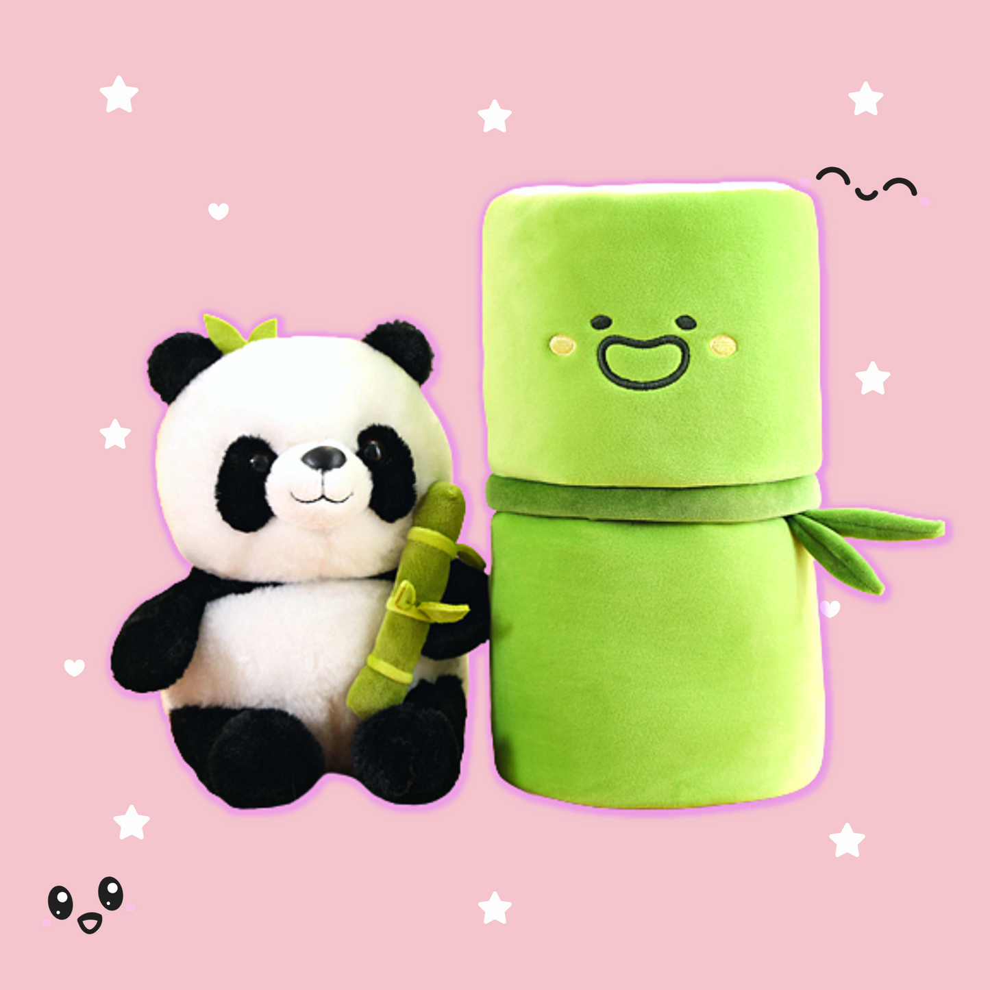 Shop Kawaii Panda Plushie Inside Bamboo | Cute Panda Plushie - Goodlifebean Black Friday Sale | Plushies | Giant Teddy Bear