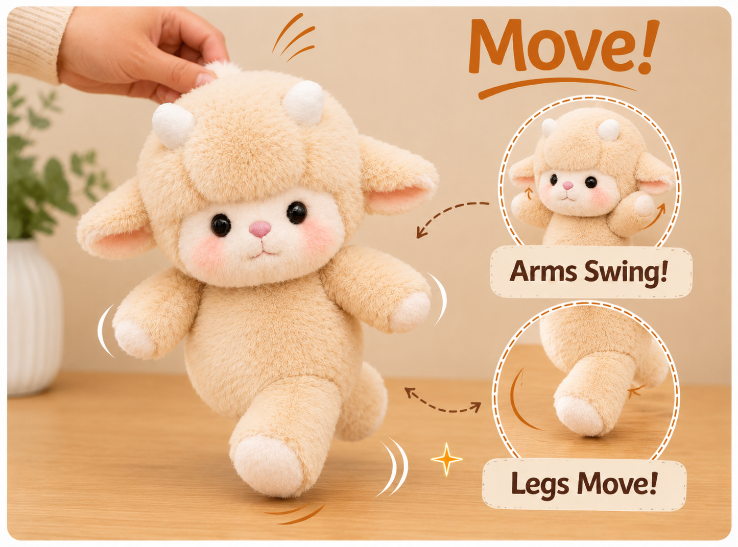 Woolie: Running Lamb Plushie