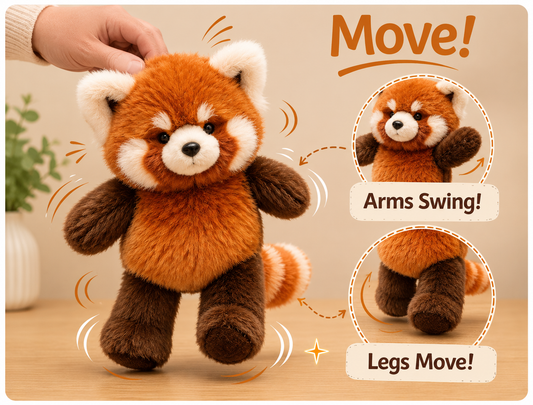 Rusty the Red Panda Plushie | Rare Stuffed Animal Red Panda