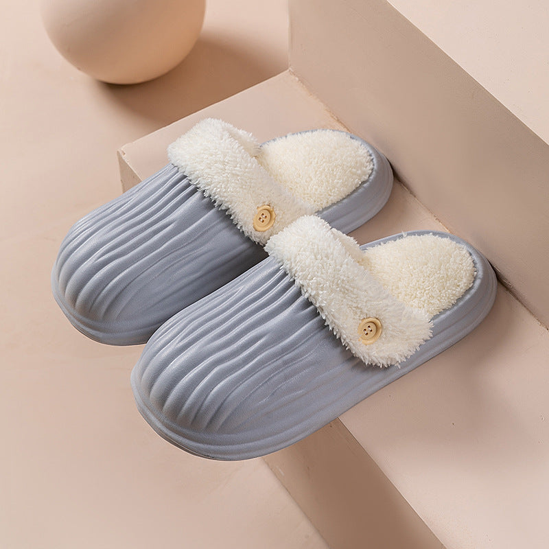 Shop CozySwap: Indoor-Outdoor Slippers with Detachable Fur - Shoes Goodlifebean Plushies | Stuffed Animals