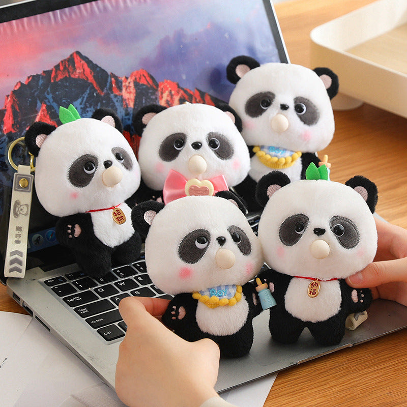 Shop Bloop Bean™ – Kawaii Panda Plush Bag Keychain | Cute Panda Keychain – Lil Beans Collection - Goodlifebean Plushie | Stuffed Animal