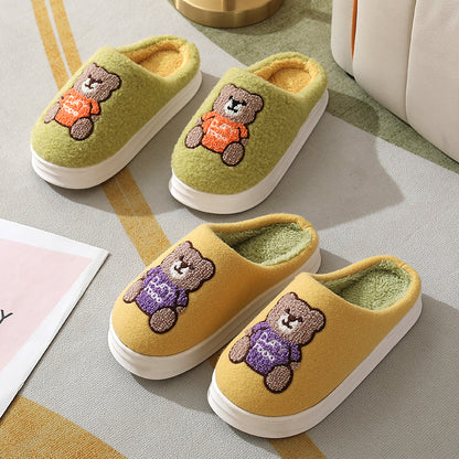 Shop Cute Teddy bear Slippers | Warm Indoor Slippers - Shoes Goodlifebean Plushies | Stuffed Animals