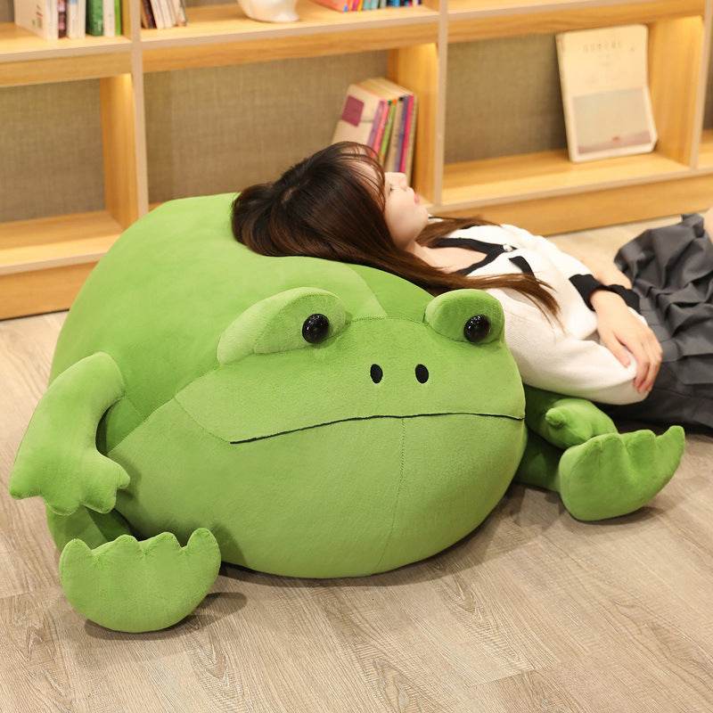 BuyGigi: Giant Chubby Frog Plushie | Weighted Stuffed Animal Frog - Goodlifebean Plushies | Stuffed Animals