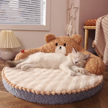 Shop Kawaii Plush Cat Bed - Goodlifebean Black Friday Sale | Plushies | Giant Teddy Bear