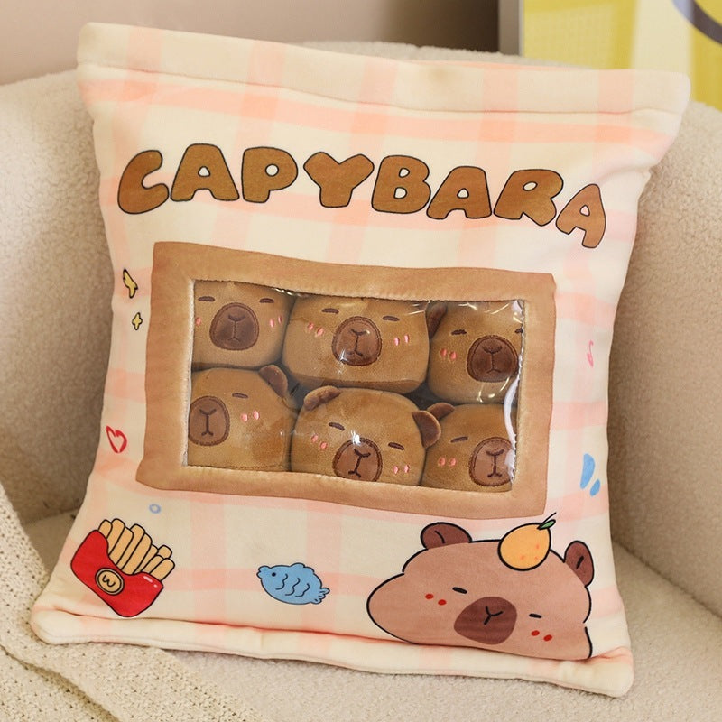 Shop CapyChill Squad™ – Pack of 6 Stress Relief Capybara Plushies - Goodlifebean Plushies | Stuffed Animals