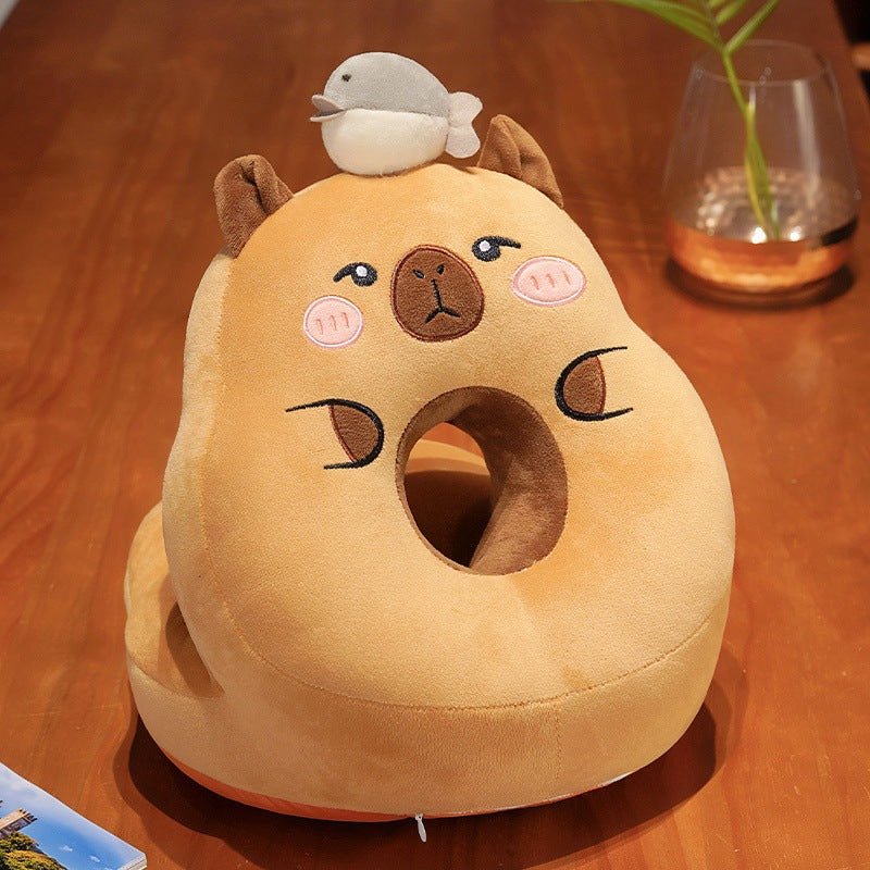 Cute Capybara Nap Pillow - Goodlifebean product_type