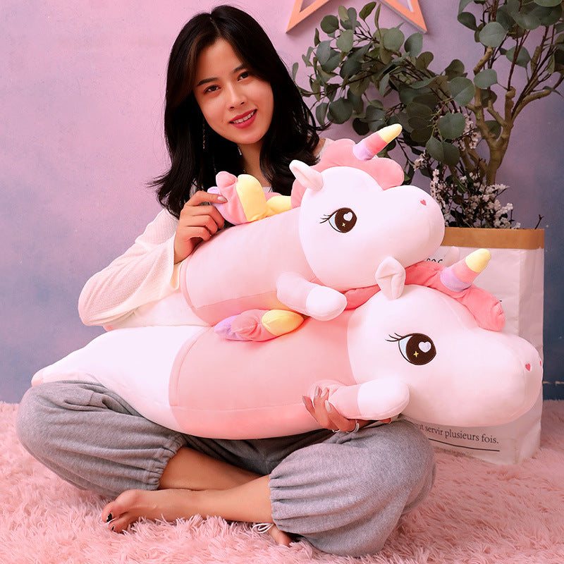 Shop Jumbo Unicorn Plushie - Goodlifebean Plushie | Stuffed Animal