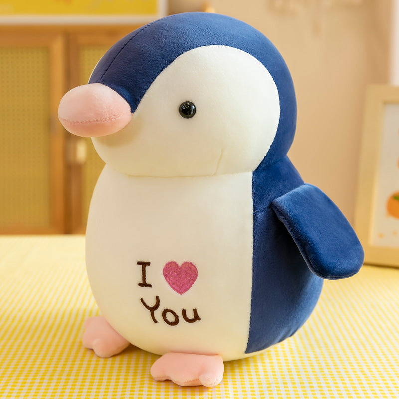 Shop FrostyFin: Cute Frosty Penguin Plushie - Stuffed Animals Goodlifebean Plushies | Stuffed Animals