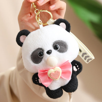 Shop Bloop Bean™ – Kawaii Panda Plush Bag Keychain | Cute Panda Keychain – Lil Beans Collection - Goodlifebean Plushie | Stuffed Animal