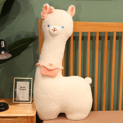 FluffyPaca: Kawaii Alpaca Plushie | Stuffed Animal Alpaca | Body Pillow Plush