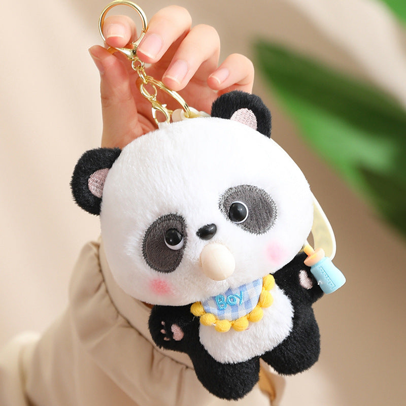 Shop Bloop Bean™ – Kawaii Panda Plush Bag Keychain | Cute Panda Keychain – Lil Beans Collection - Goodlifebean Plushie | Stuffed Animal