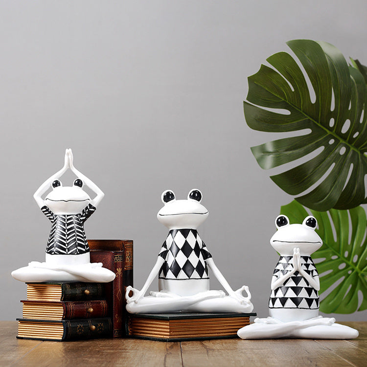 Calming Zen Frog Decor