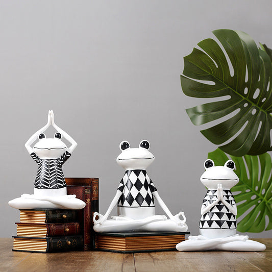 Calming Zen Frog Decor