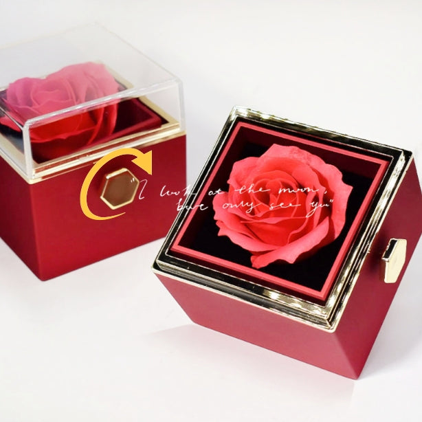 Shop Rotating Eternal Rose Gift Box - Goodlifebean Black Friday Sale | Plushies | Giant Teddy Bear